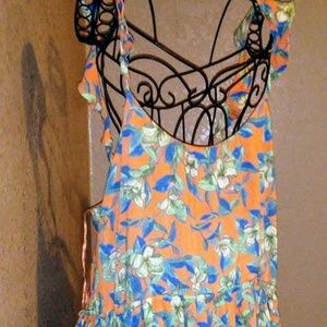 Free People Orange Dress